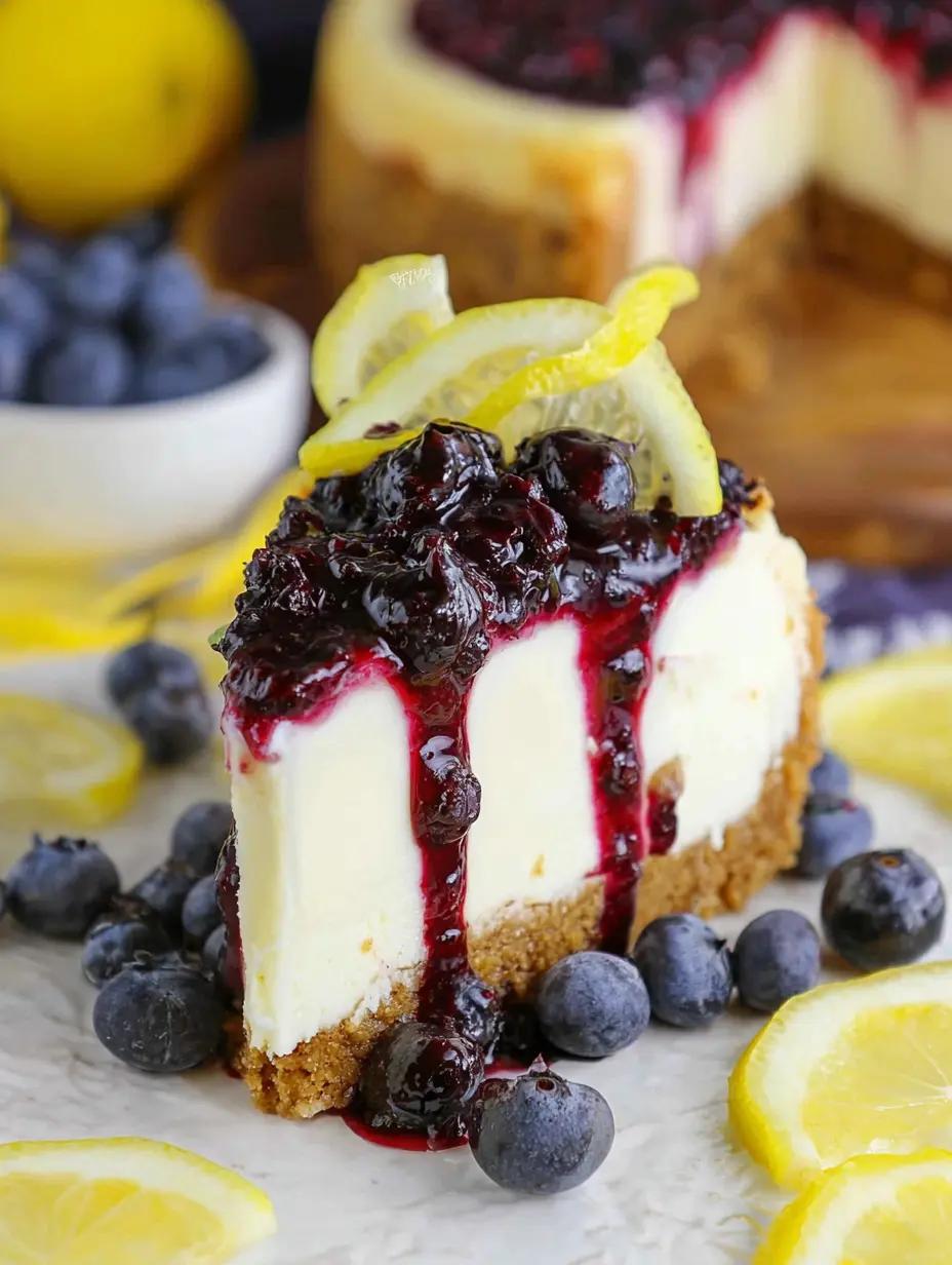 Lemon Blueberry Cheesecake