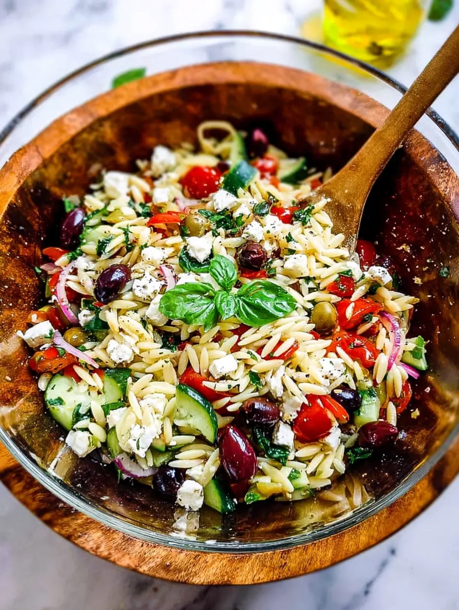 Mediterranean Orzo Pasta Salad