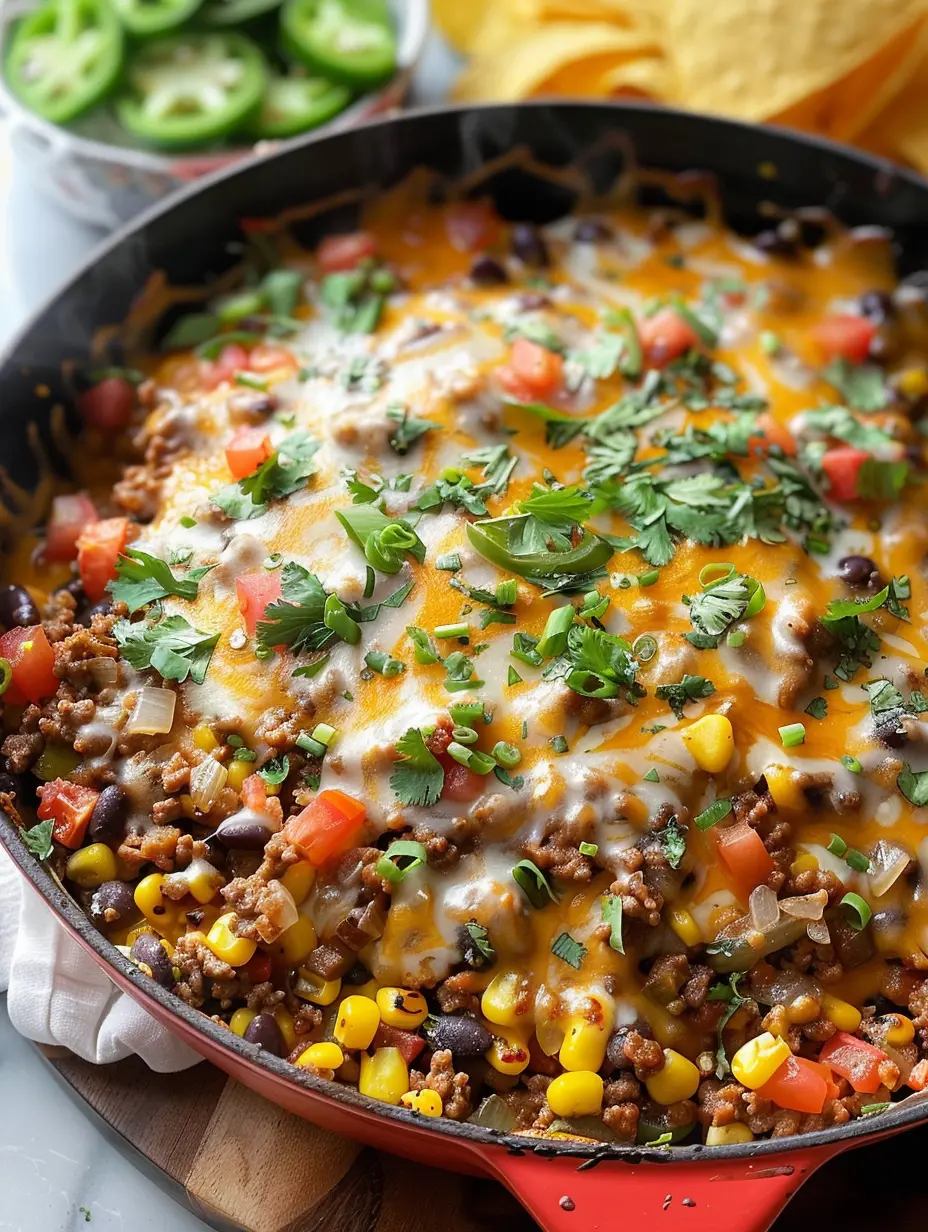 Mexican Ground Beef Skillet
