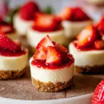 Mini Strawberry Cheesecake Bites