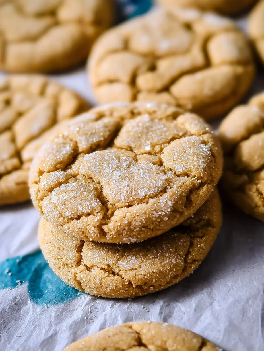 Peanut Butter Crinkle Cookies