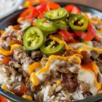 Philly Cheesesteak Rice Bowls