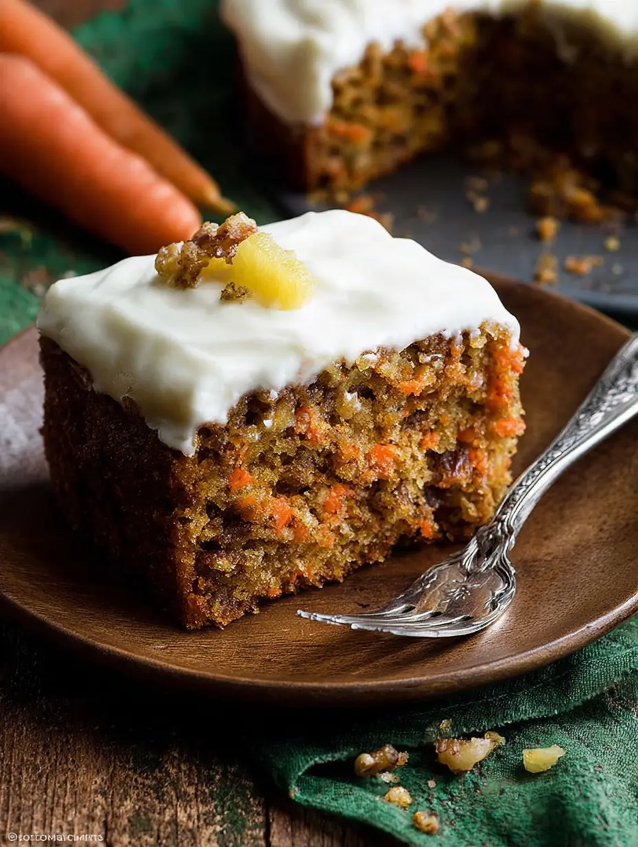 Pineapple Carrot Cake with Cream Cheese Frosting