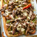 Sheet Pan Paleo Philly Cheesesteak (Whole30, Low Carb)