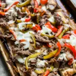 Sheet Pan Philly Cheesesteak