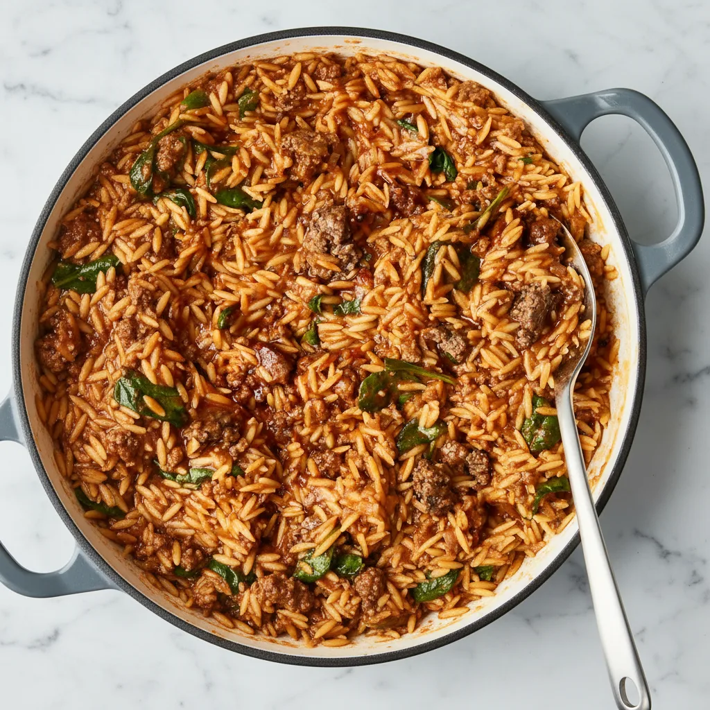 Sloppy Joe Orzo