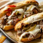 Slow Cooker Philly Cheesesteaks