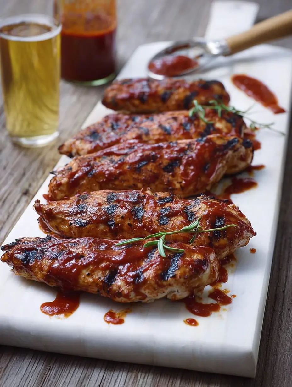 spicy bbq grilled chicken breast