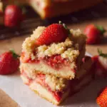 Strawberry Vanilla Crumble Cake