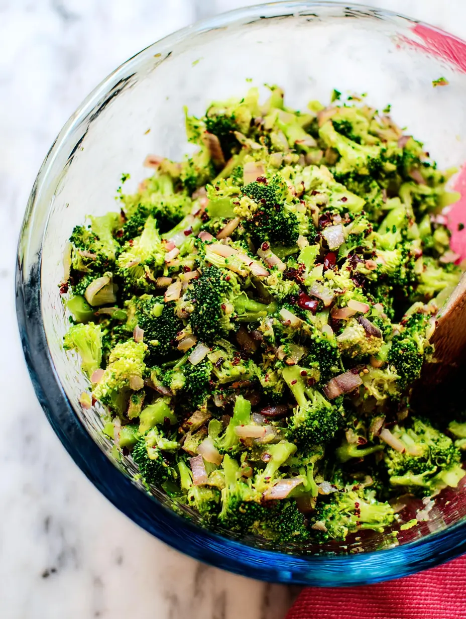 Sweet Honey Mustard Broccoli Salad