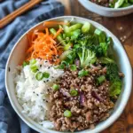 Teriyaki Ground Beef Bowls (20 Minute Recipe!)