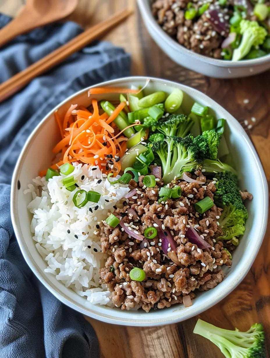 Teriyaki Ground Beef Bowls (20 Minute Recipe!)