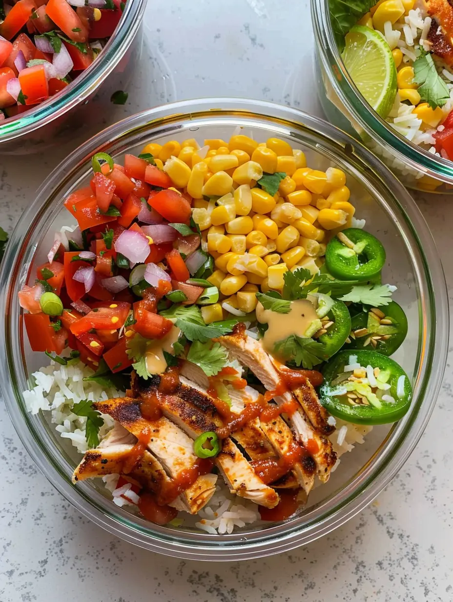 The Easiest Chicken Burrito Bowl For Meal Prep