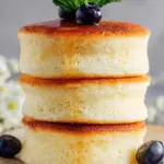 Vanilla Soufflé Pancakes with Honey