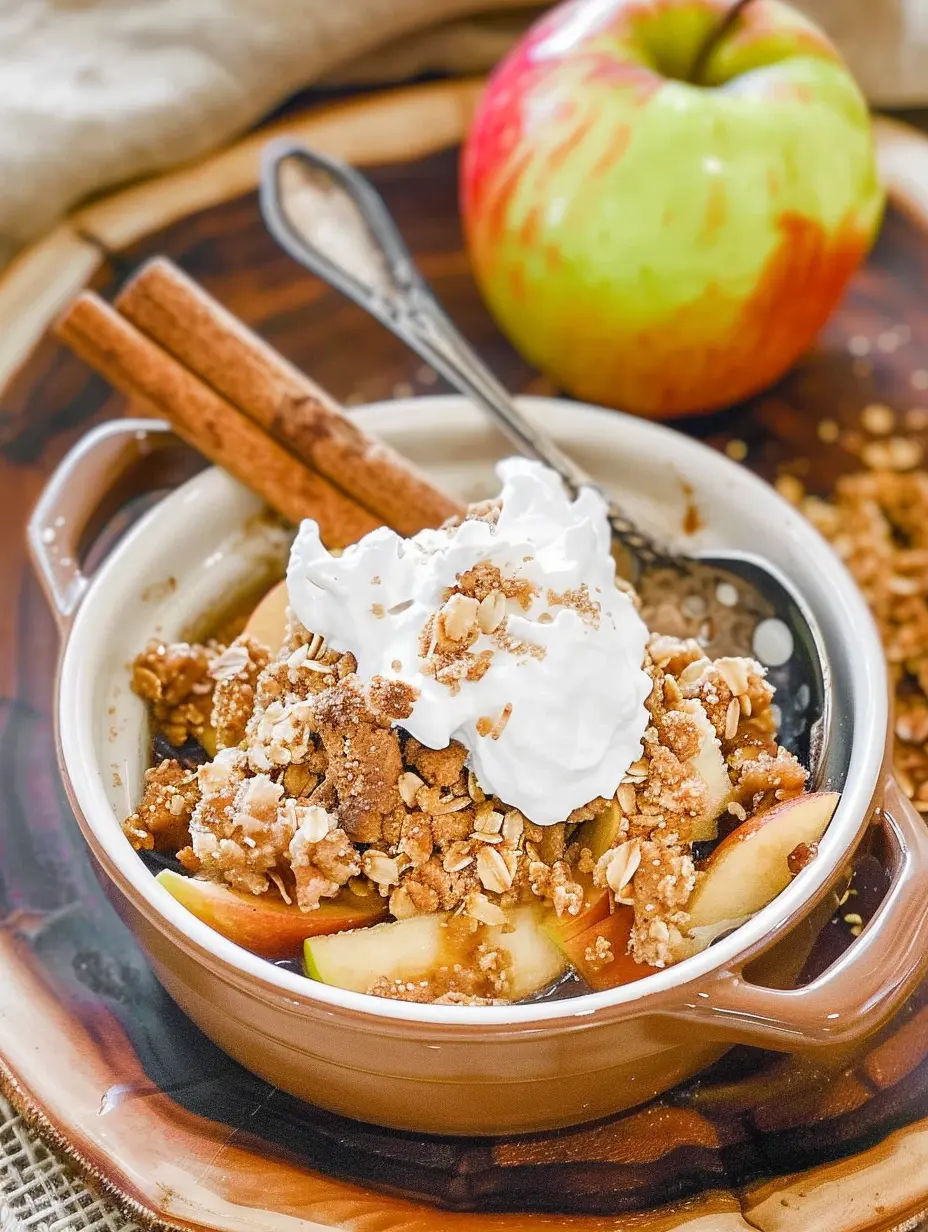 Air Fryer Apple Crisp