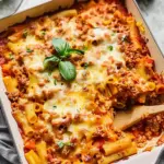 Baked Ziti with Ground Beef