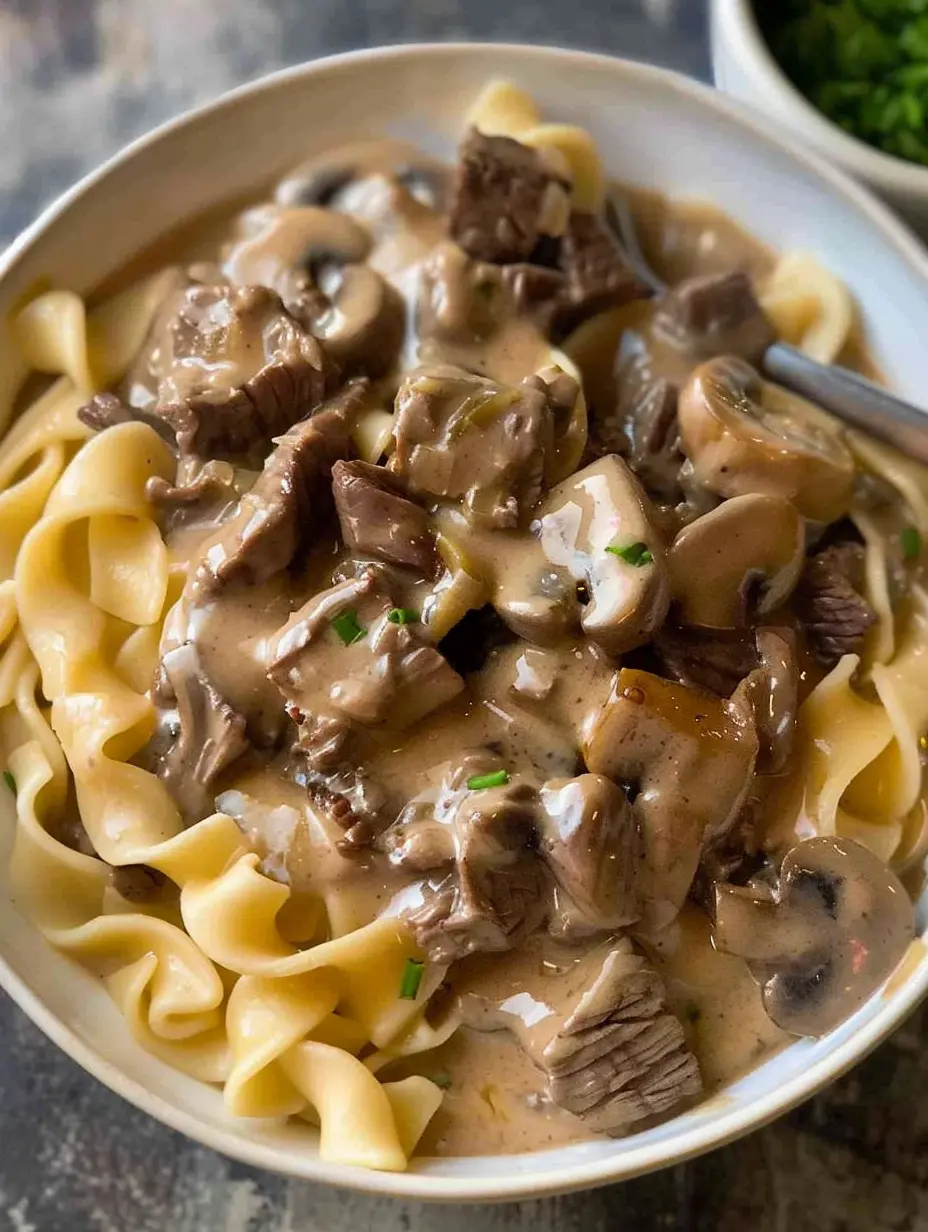 Beef Stroganoff