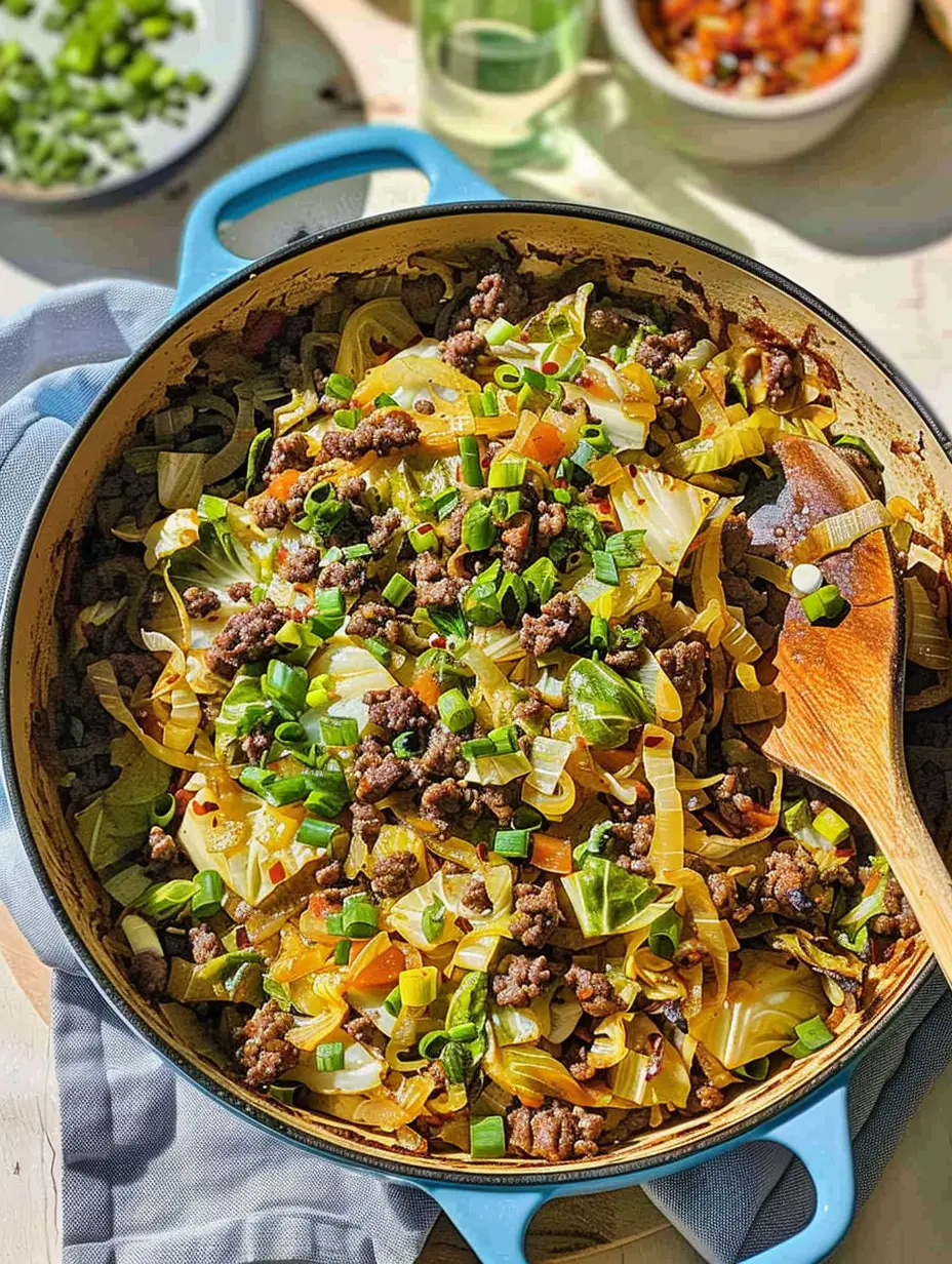Cabbage Beef Skillet