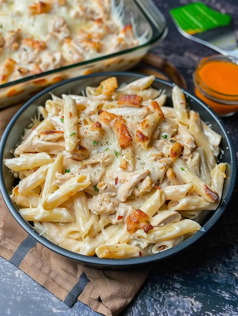 Cheesy Chicken Pasta Meal Prep