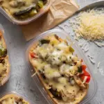 Chicken Philly Cheesesteak Meal Prep