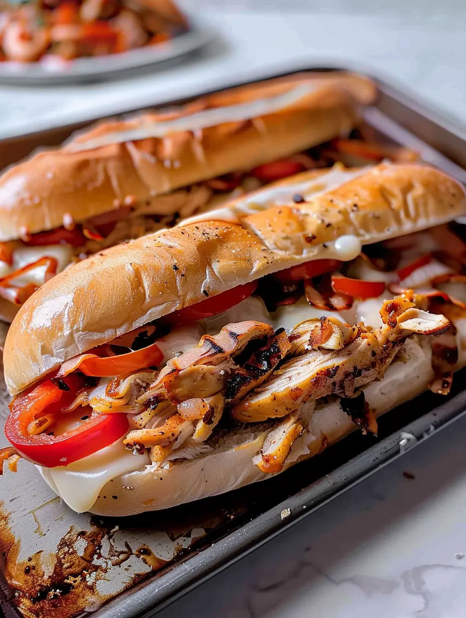 Chicken Philly Sandwich Recipe