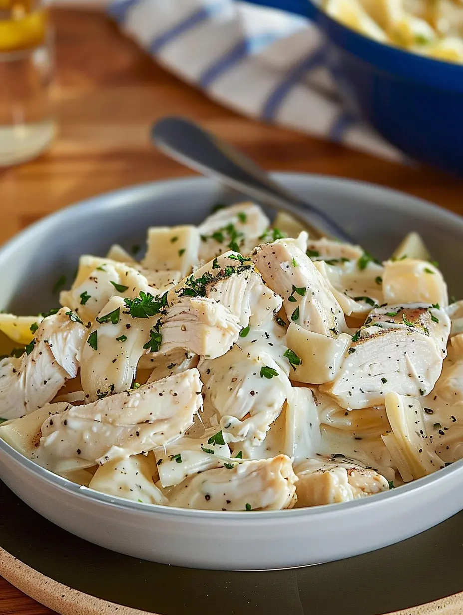 Crockpot Chicken Alfredo