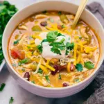 Crockpot Chicken Tortilla Soup