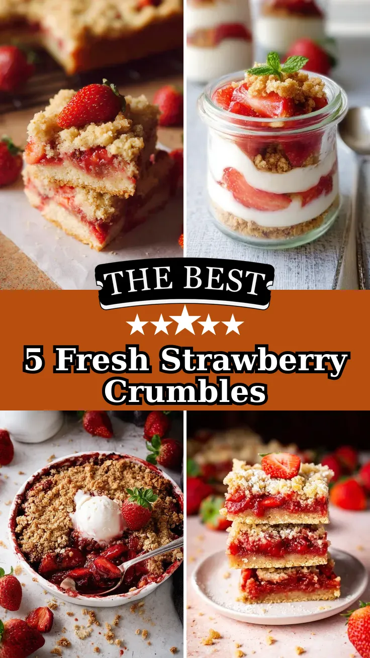 5 Easy Strawberry Crumble Recipes for Fresh Desserts
