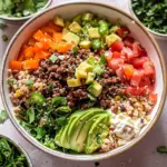 Ground Beef Salad Bowl