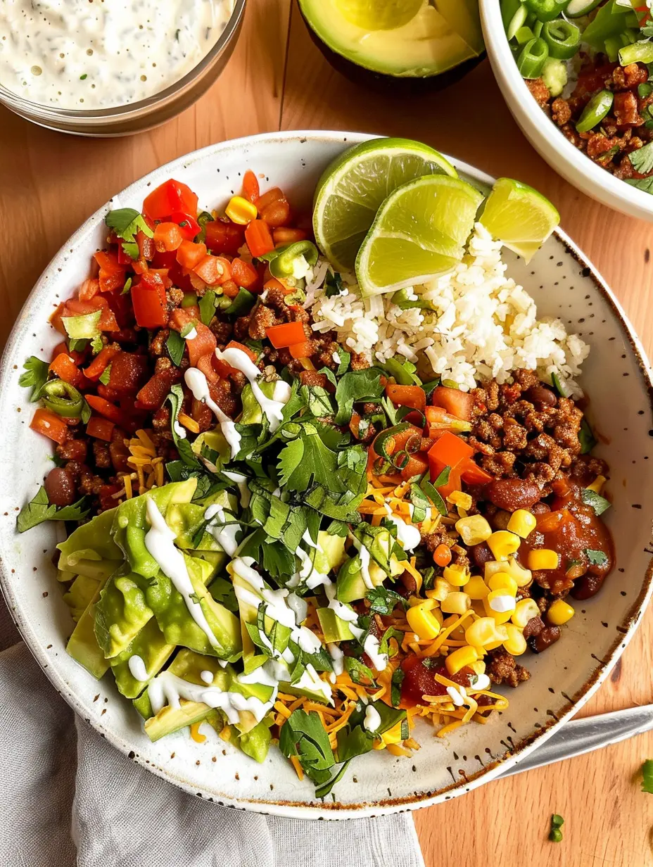 Ground Beef Taco Bowl