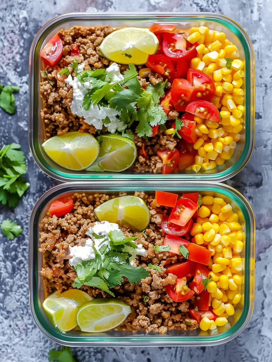 Ground Turkey Taco Meal Prep