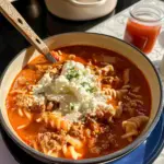 High Protein Lasagna Soup