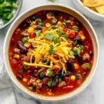 High Protein Taco Soup