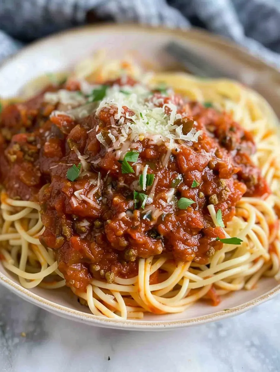 Homemade Spaghetti Sauce
