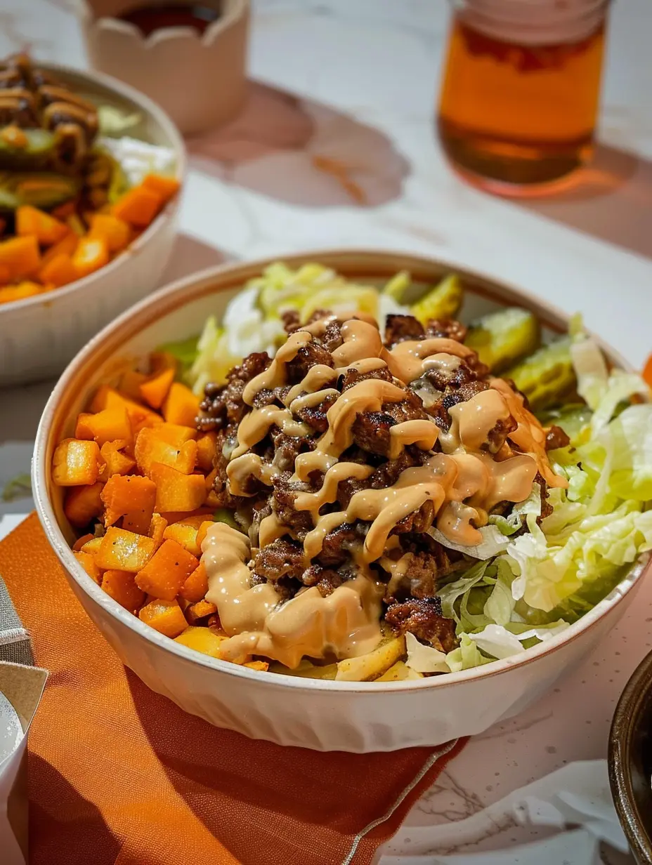 In-N-Out Style Burger Bowl