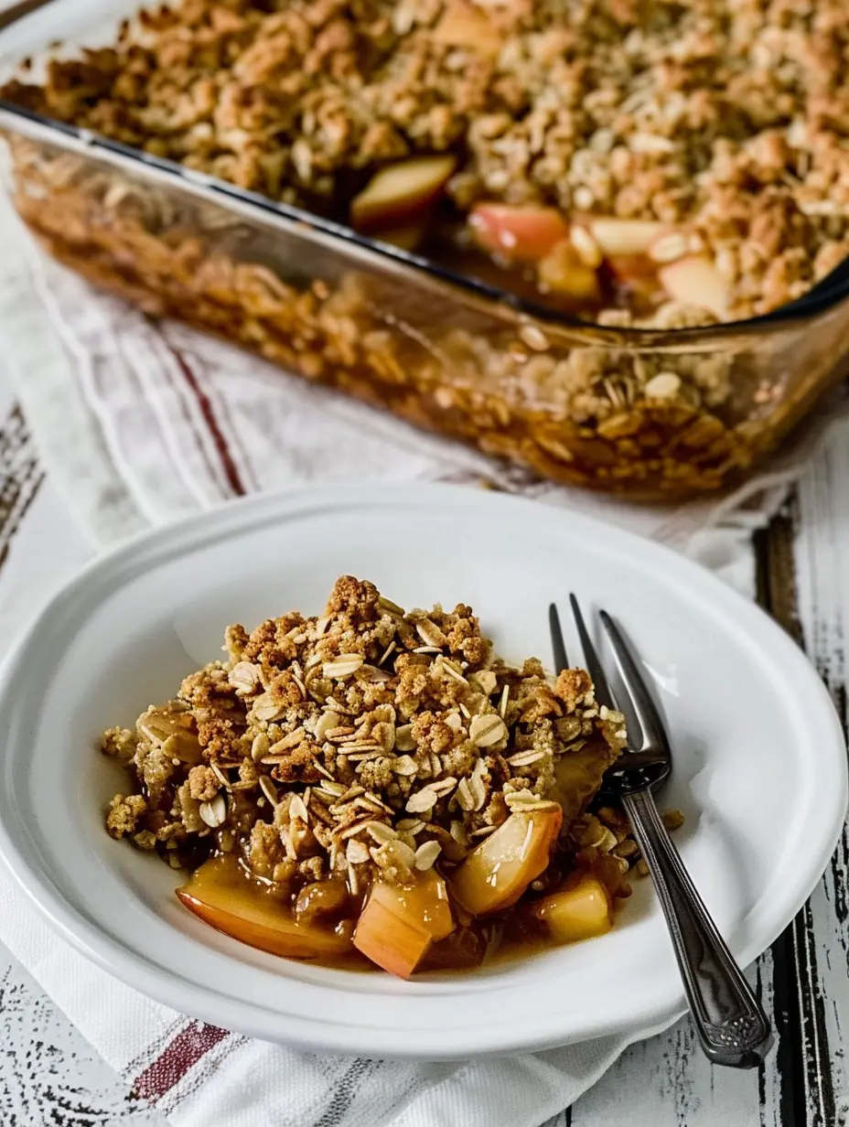Low Sugar Apple Crisp