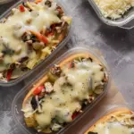 Meal Prep Chicken Philly Cheesesteak