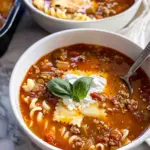 Meal Prep Lasagna Soup