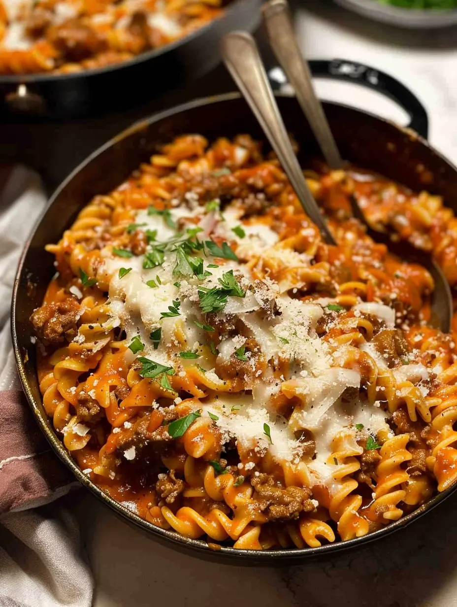 One Pot Beef Pasta