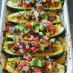 Taco Zucchini Boats