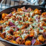BBQ Chicken Sweet Potato Skillet