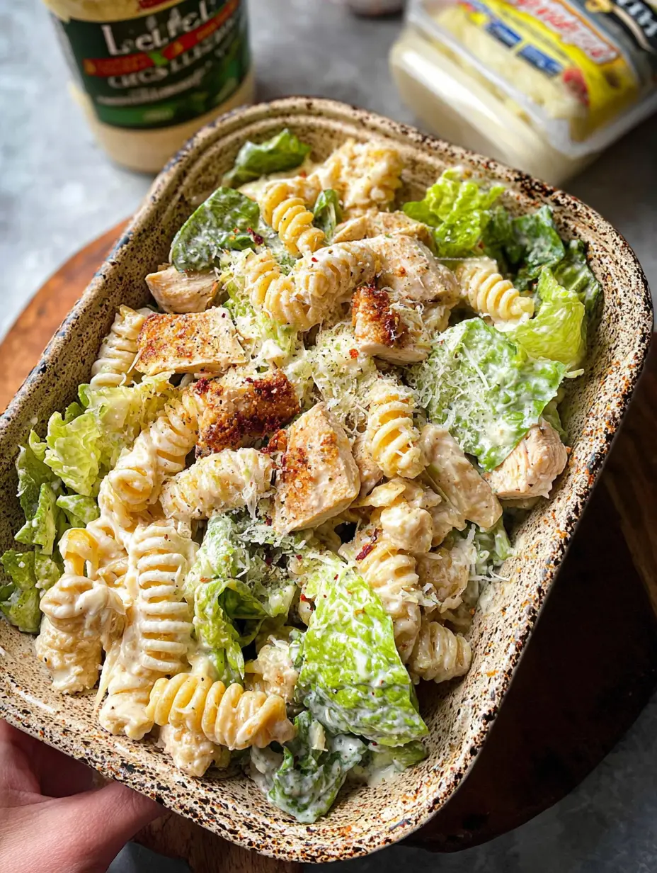 Chicken Caesar Pasta Salad