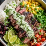 Cilantro Lime Steak Bowls