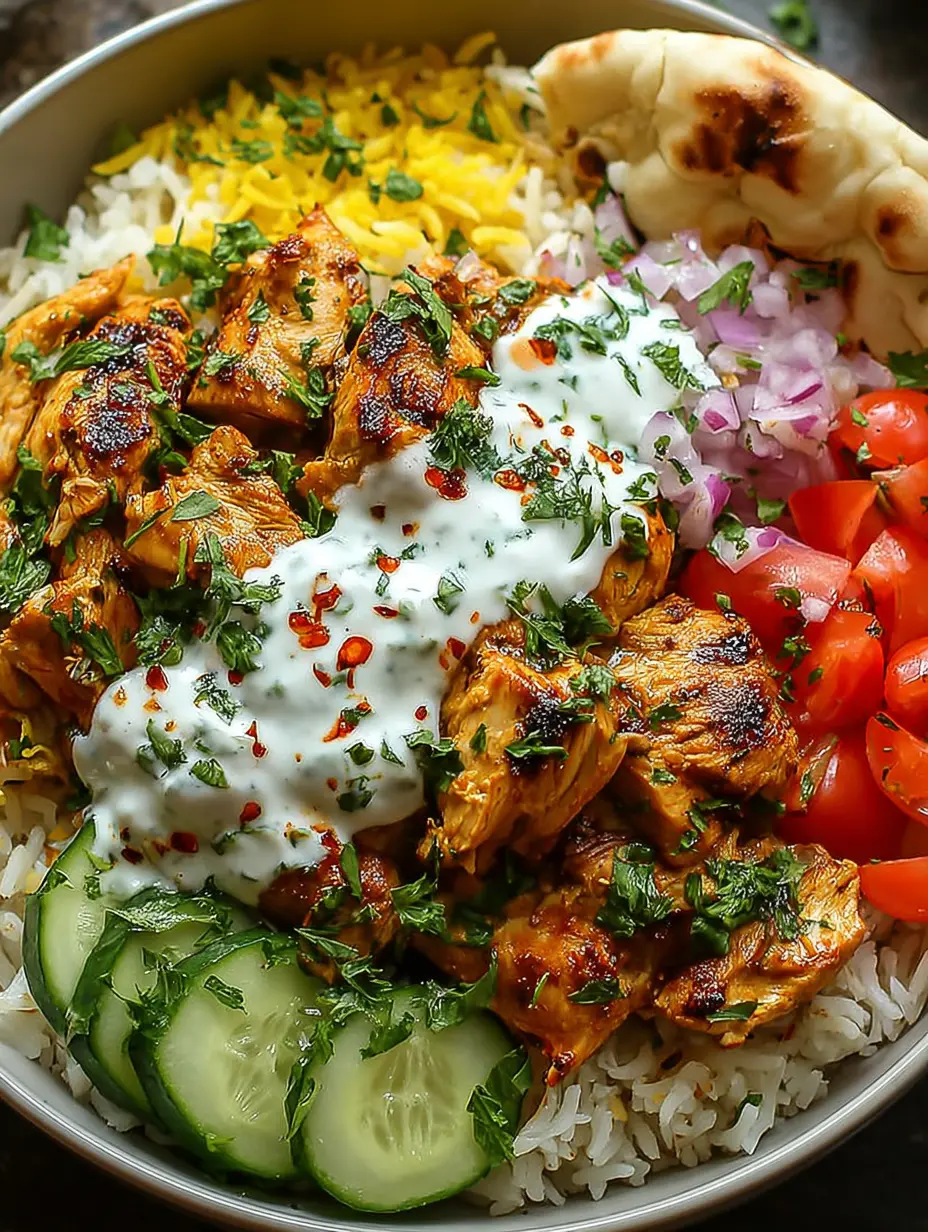Delicious Chicken Shawarma Rice Bowl in 30 Minutes!