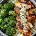 Grilled Chicken and Broccoli Bowls