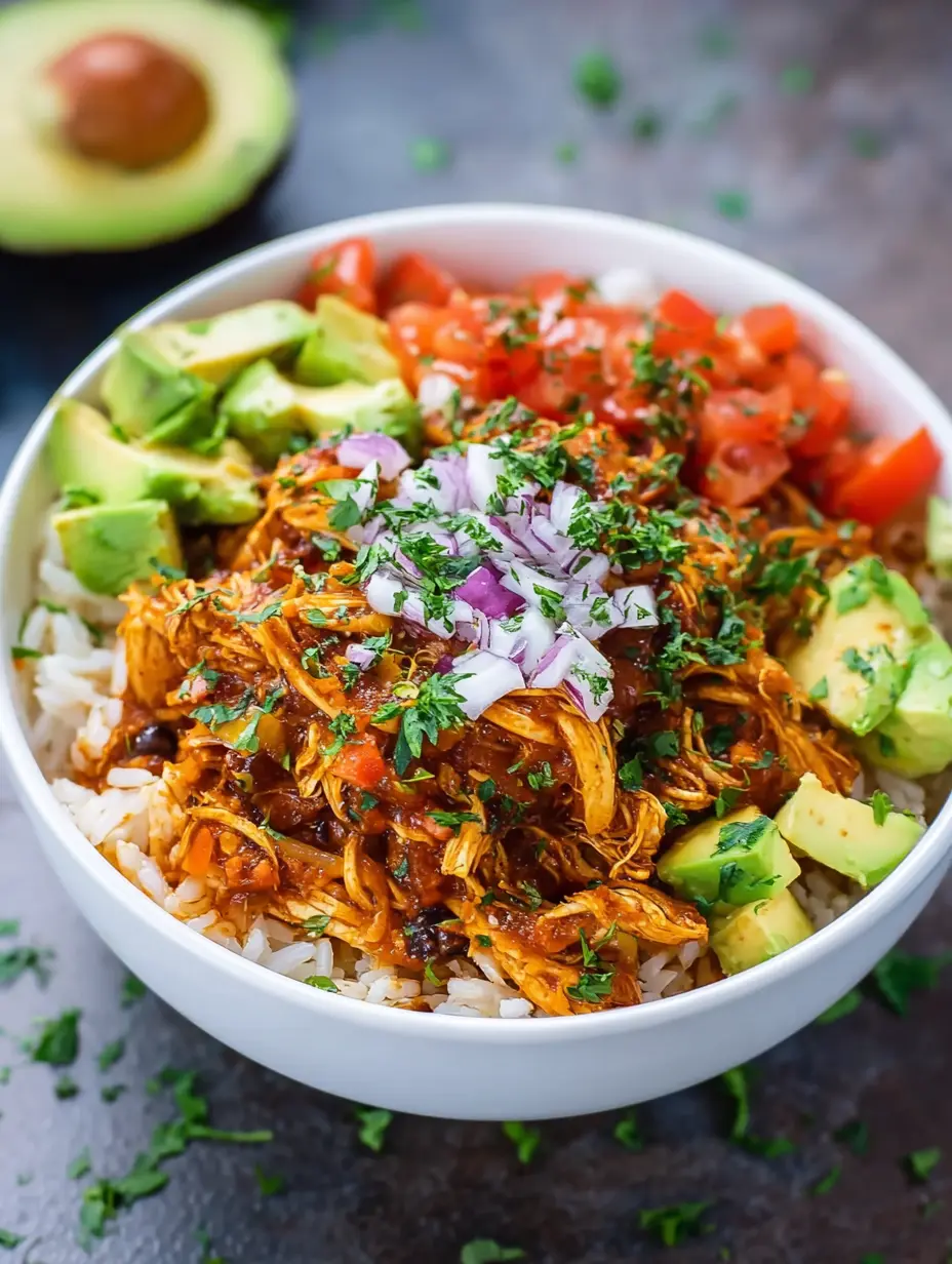 High-Protein Chicken Enchilada Bowls