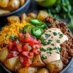 Loaded Potato Taco Bowl