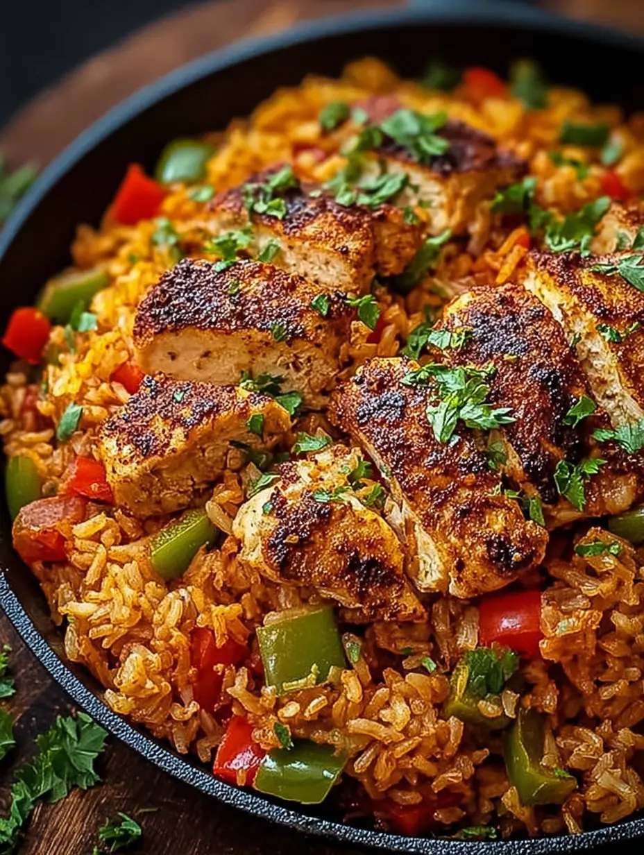 One-Pan Cajun Chicken and Rice