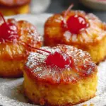 Pineapple upside down cupcakes