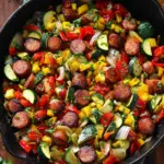 Sausage and Veggies Skillet (One-Pan)